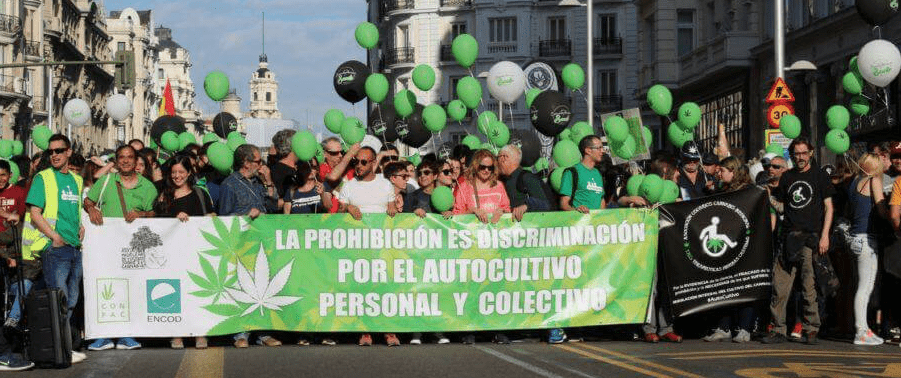 asociaciones cannábicas marcha marihuana Madrid