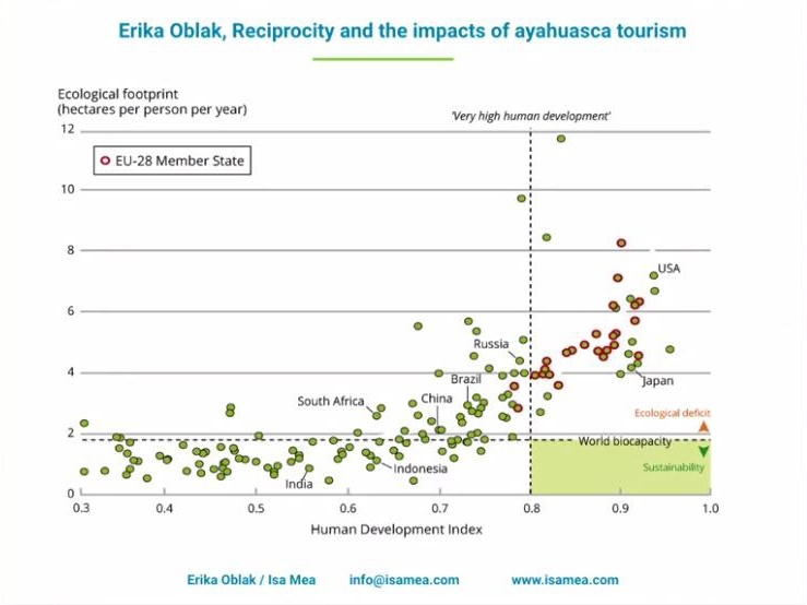 Erika Oblak reciprocidad ayahuasca impacto turismo