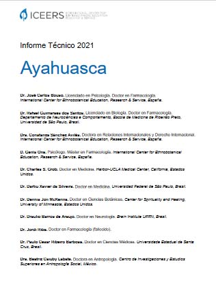 informe técnico ayahuasca 2021 ICEERS