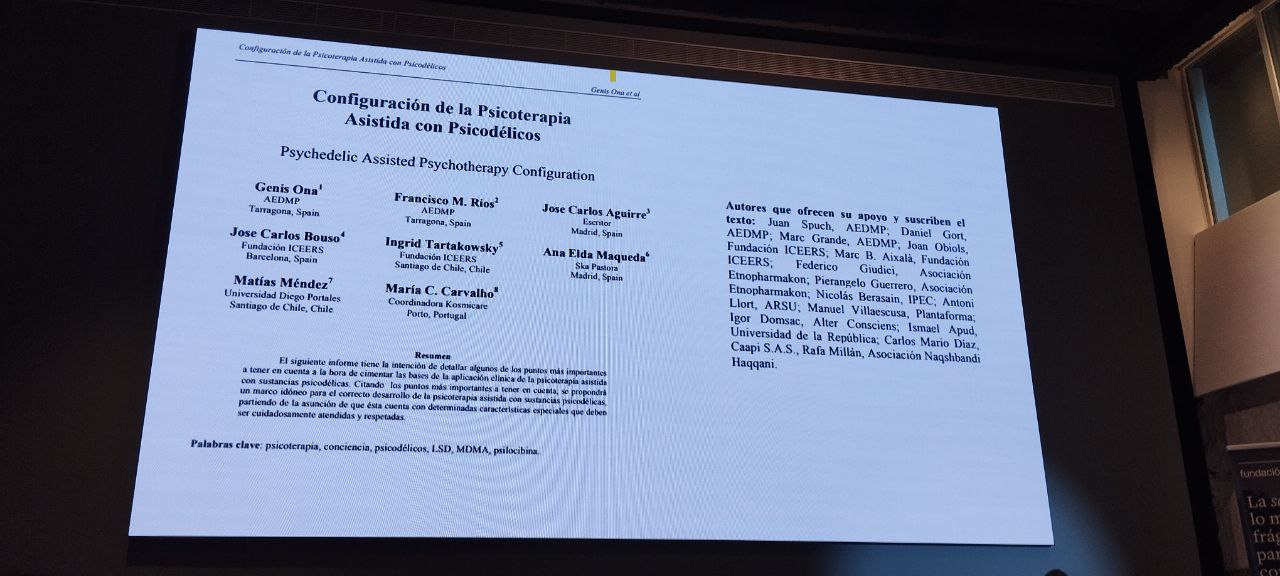 Genís Oña Psymposium Madrid psicodélicos Inawe