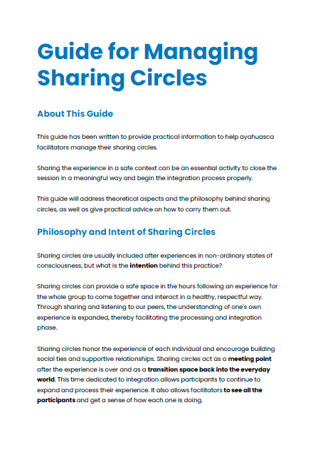 sharing circles guide